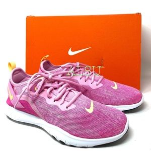 Nike Flex Trainer 9 Pink Rise Canvas Women Sneaker